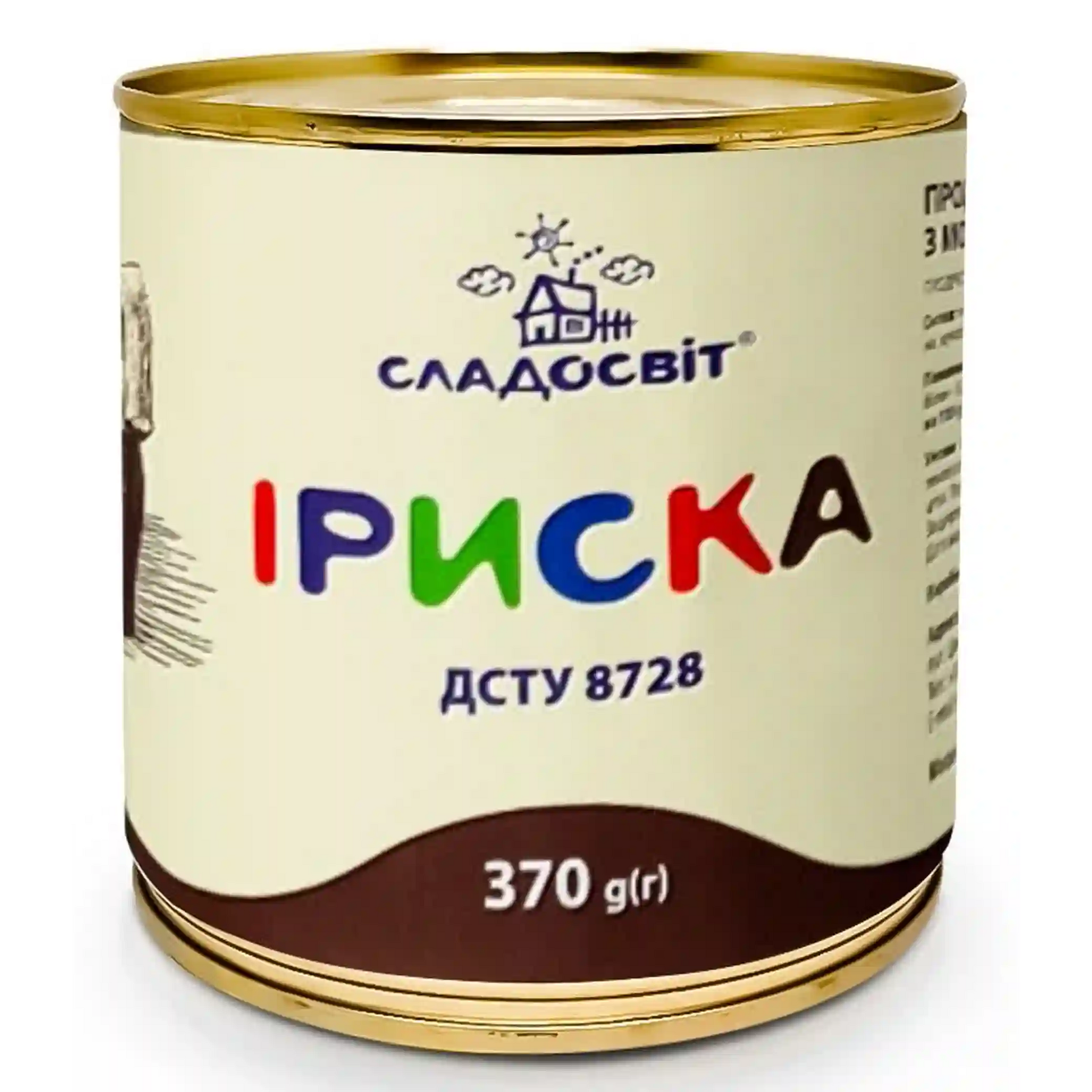 Sladosvit IRISKA vyrobek s Kondenz plnotuc. mleka vareneho, 5 % tuku, plech, 370g-15ks.webp