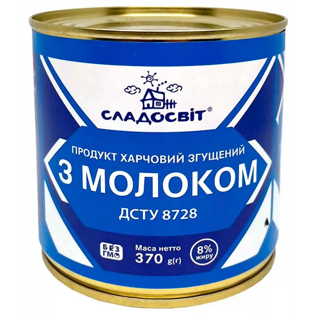 Sladosvit Kondenzovane mleko 8 % tuku, plech, 370g-15ks (1).webp