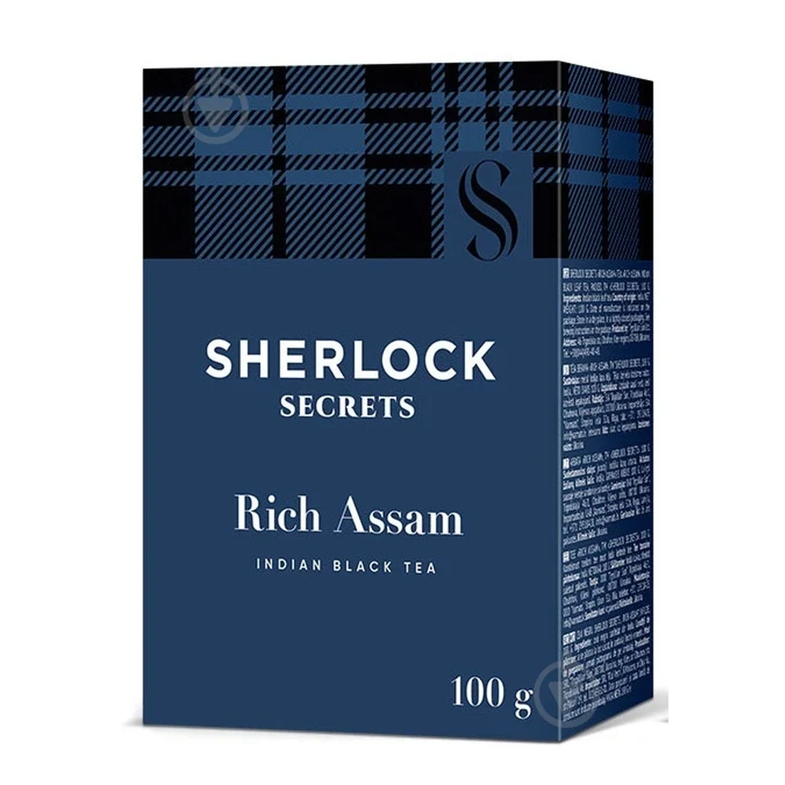 Sherlock Secrets Černý čaj indický „Rich Assam“ 100 g.png