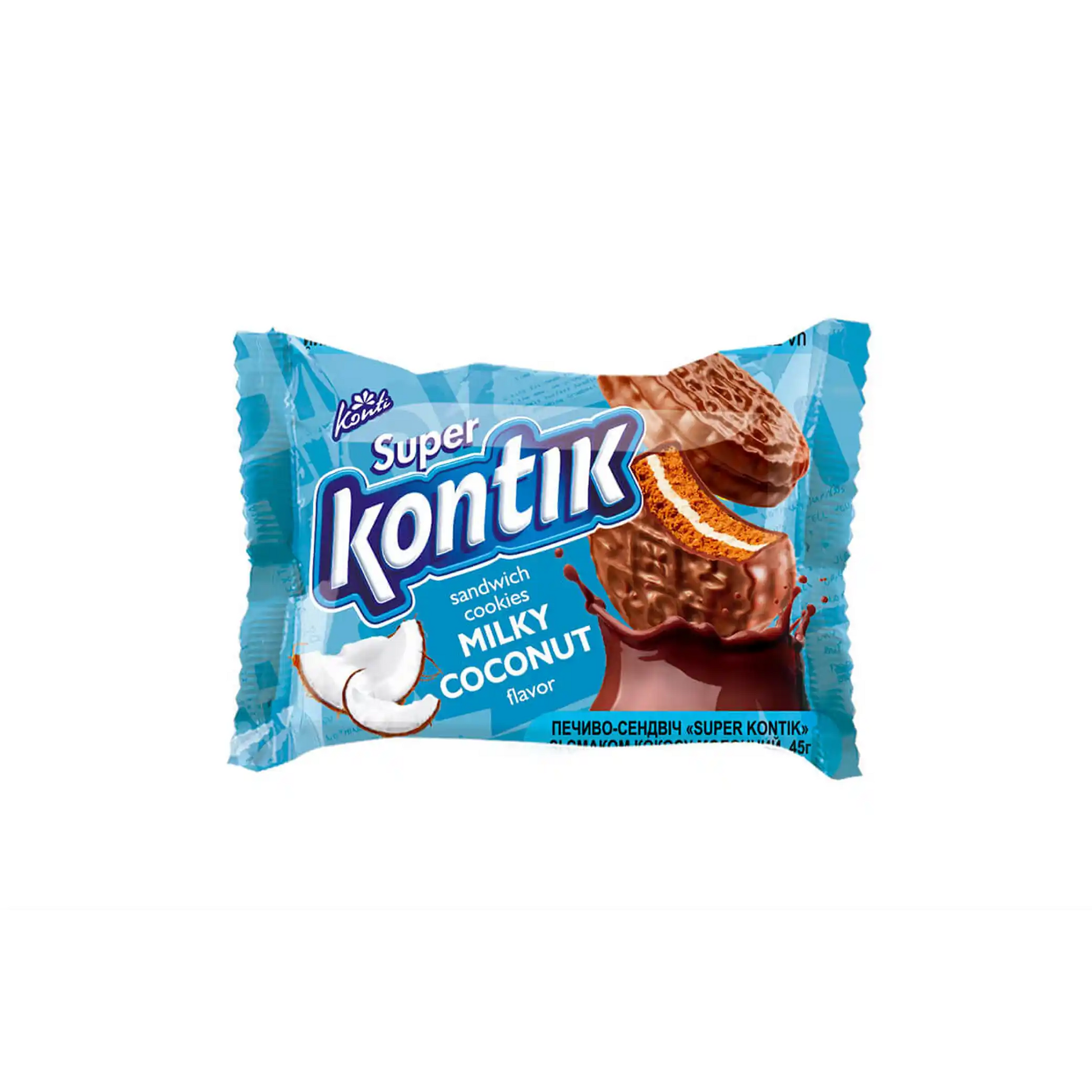 Konti Super Kontik sušenky_sendvič  s mléčno-kokosovou příchutí.webp