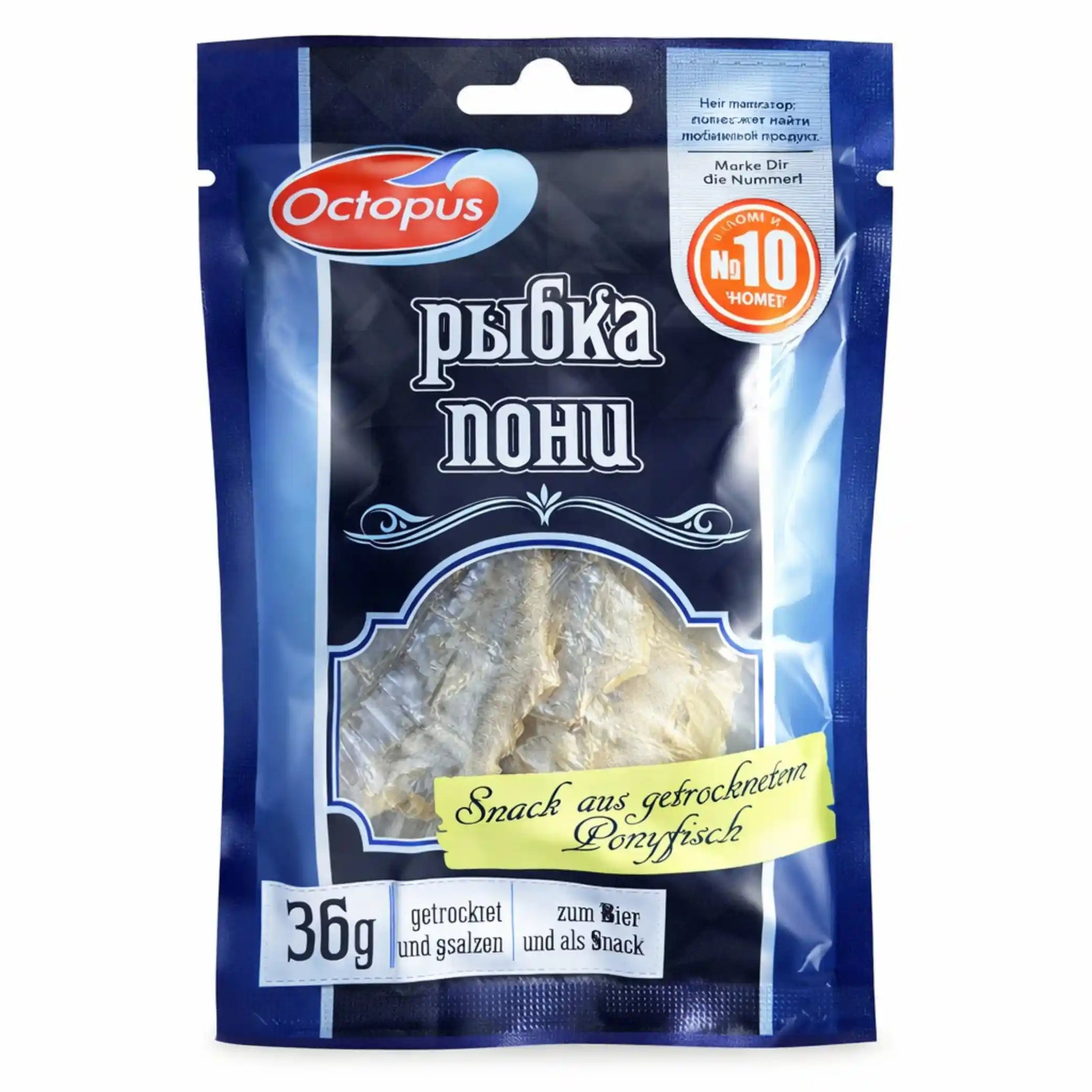 Oktopus Ponyfish sušené, 36g .webp