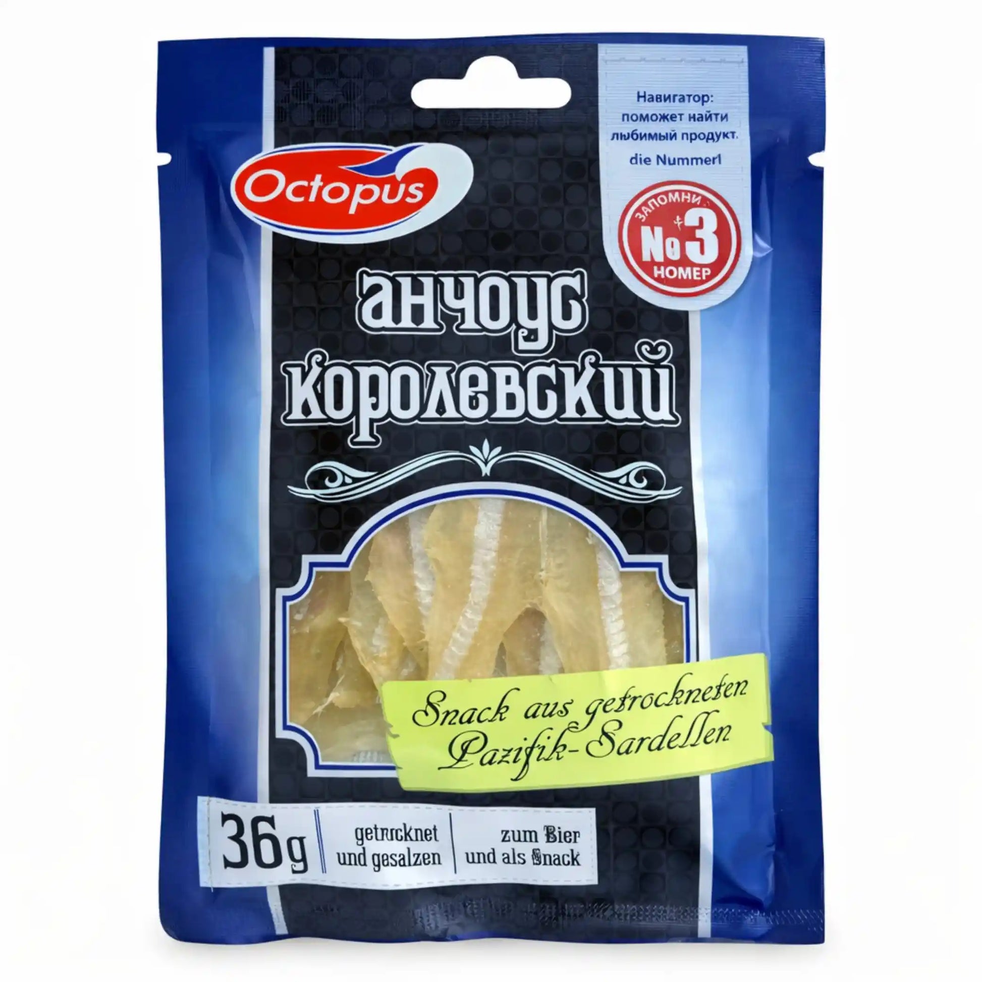 Oktopus Sušený ančovičky královské, 36g.webp