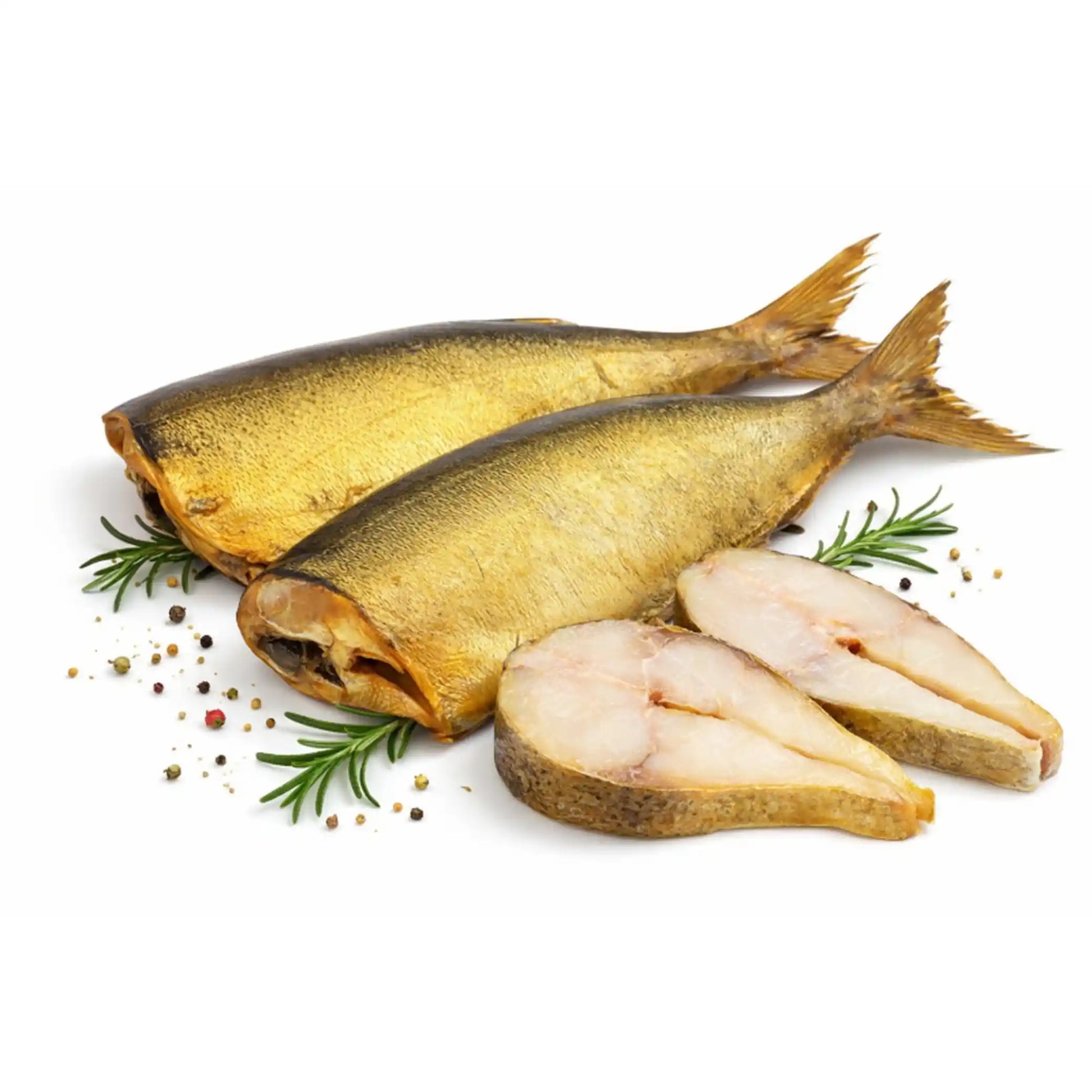 Mooijer (4419) Savoryn uzený za studena, bez hlavy, vykuchaný 4 kg.webp