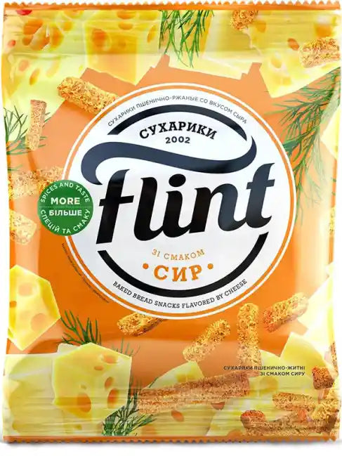 Flint Suchariky s příchutí sýra.webp