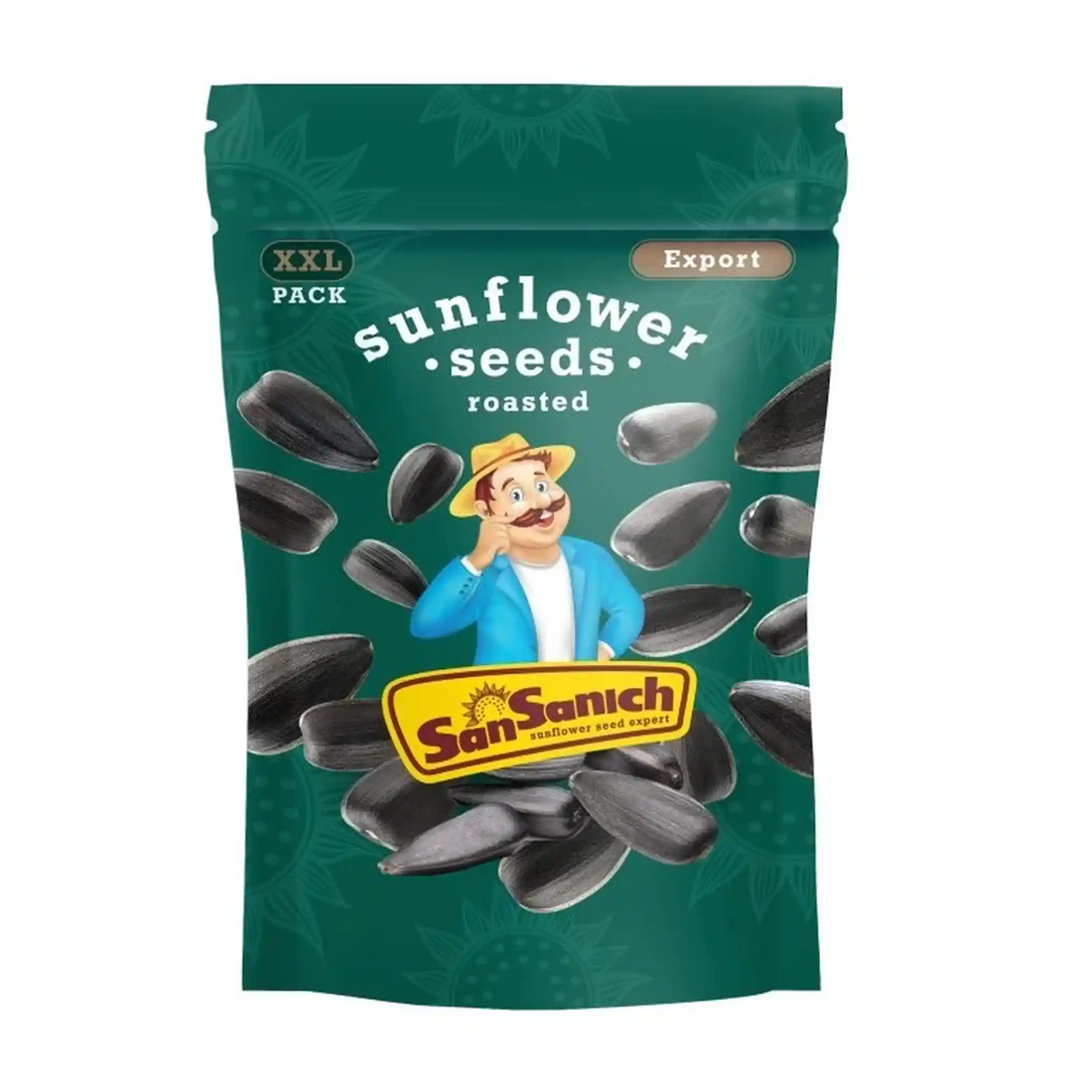 San Sanyč Slunečnicová semínka neloupaná pražená, 450g.webp