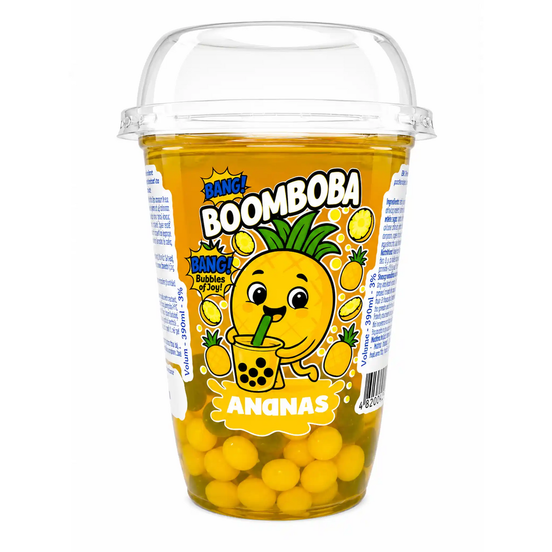 „Bubble Tea“ s příchutí ananasu.webp