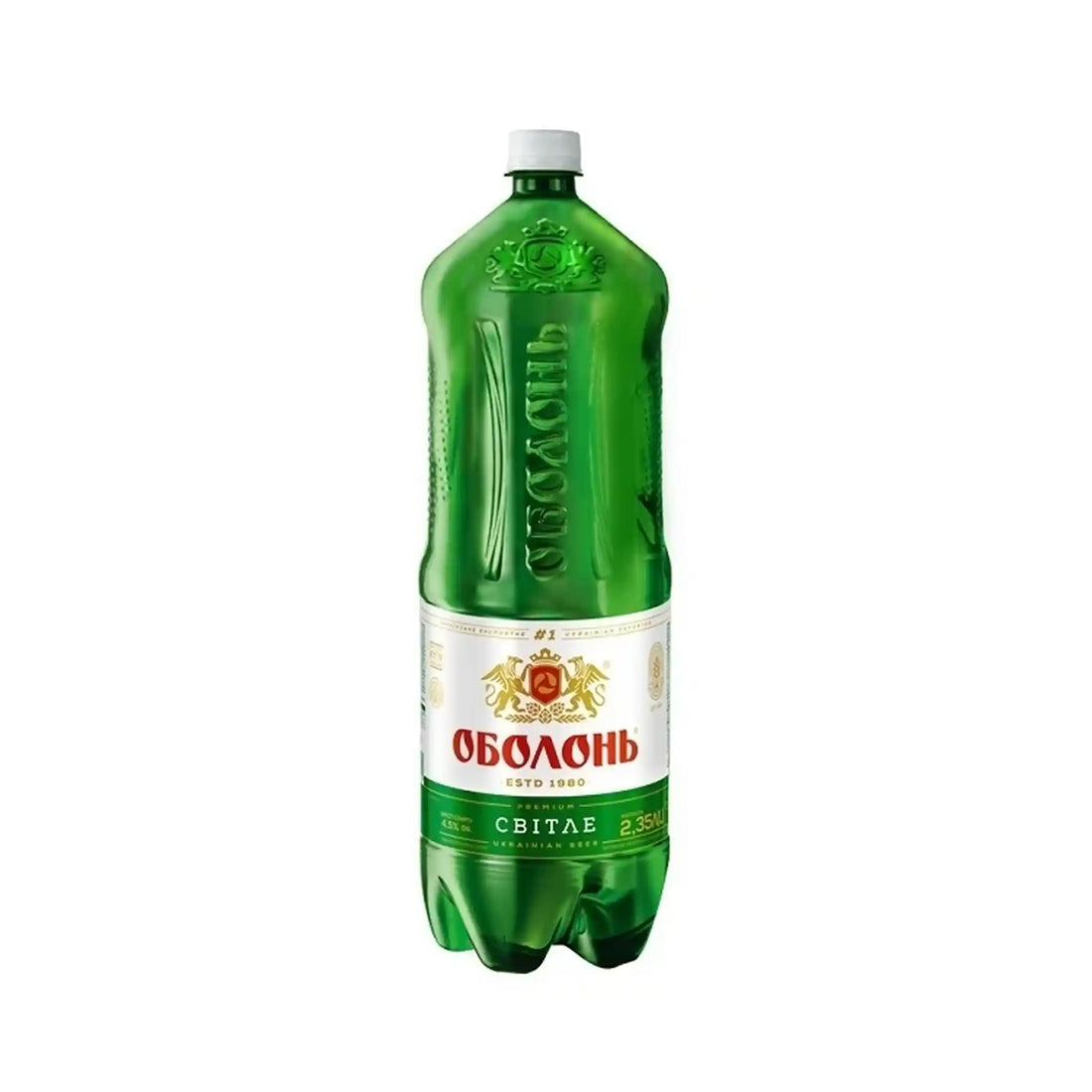 Obolon Pivo Světle, plato °, alл. 4,5%, PET 2,35l (1).webp