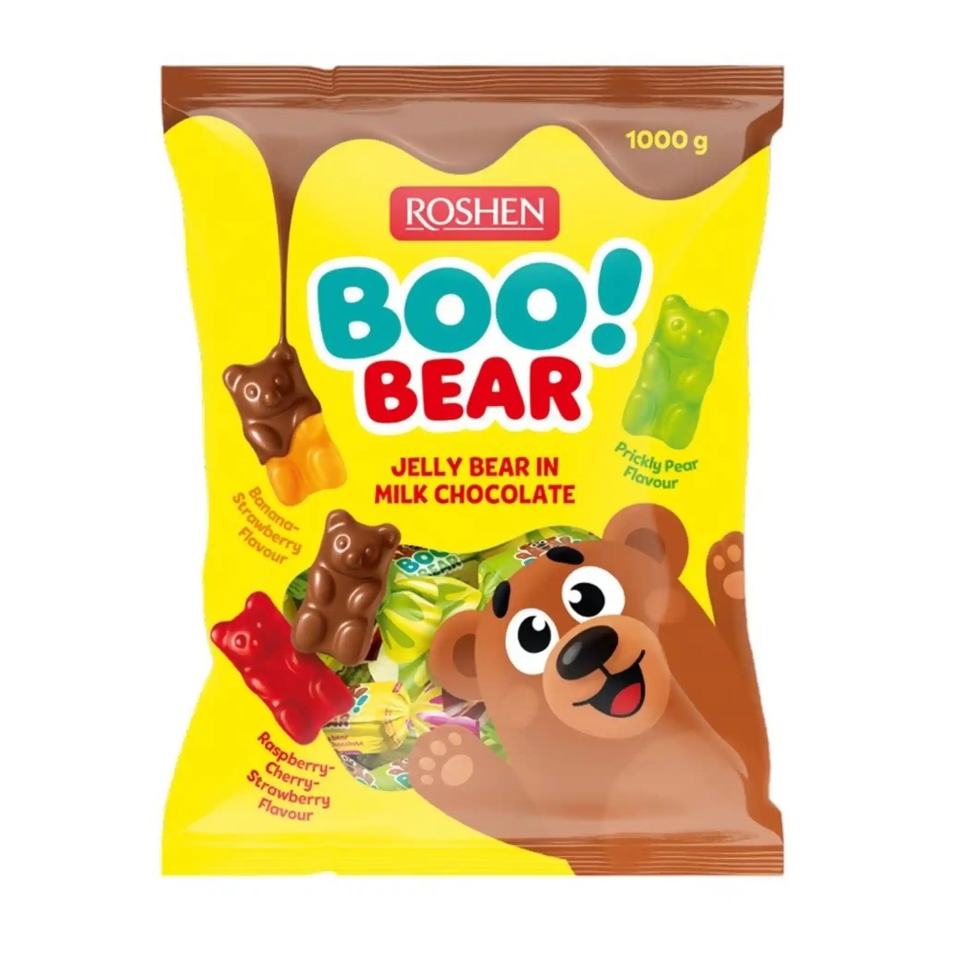 Roshen Boo Bear želé bonbóny v mléčné čokoládě.webp