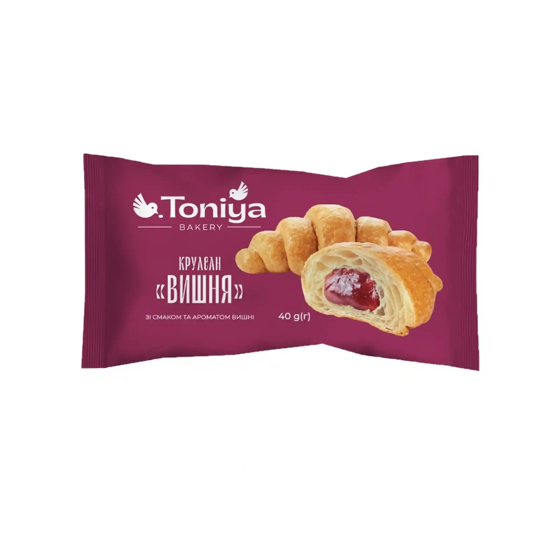 Toniya Croissant s višňovou náplní, 40 g.webp