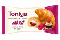 Toniya Croissant „MAXI“ s malinou a vanilkou, 110 g.webp