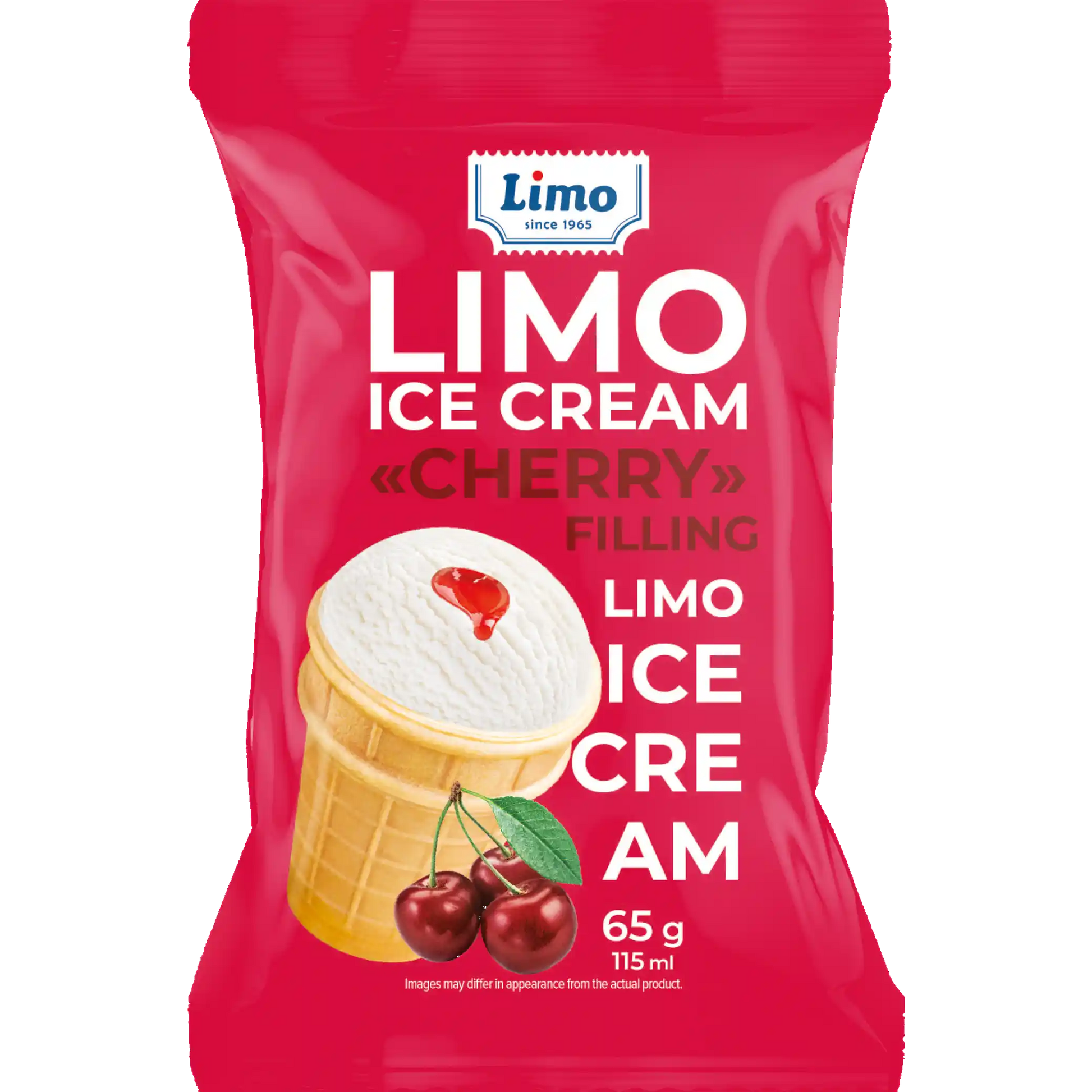 „LIMO ICE CREAM zmrzlina „Višeň“ vaflový kelímek 65 g.webp