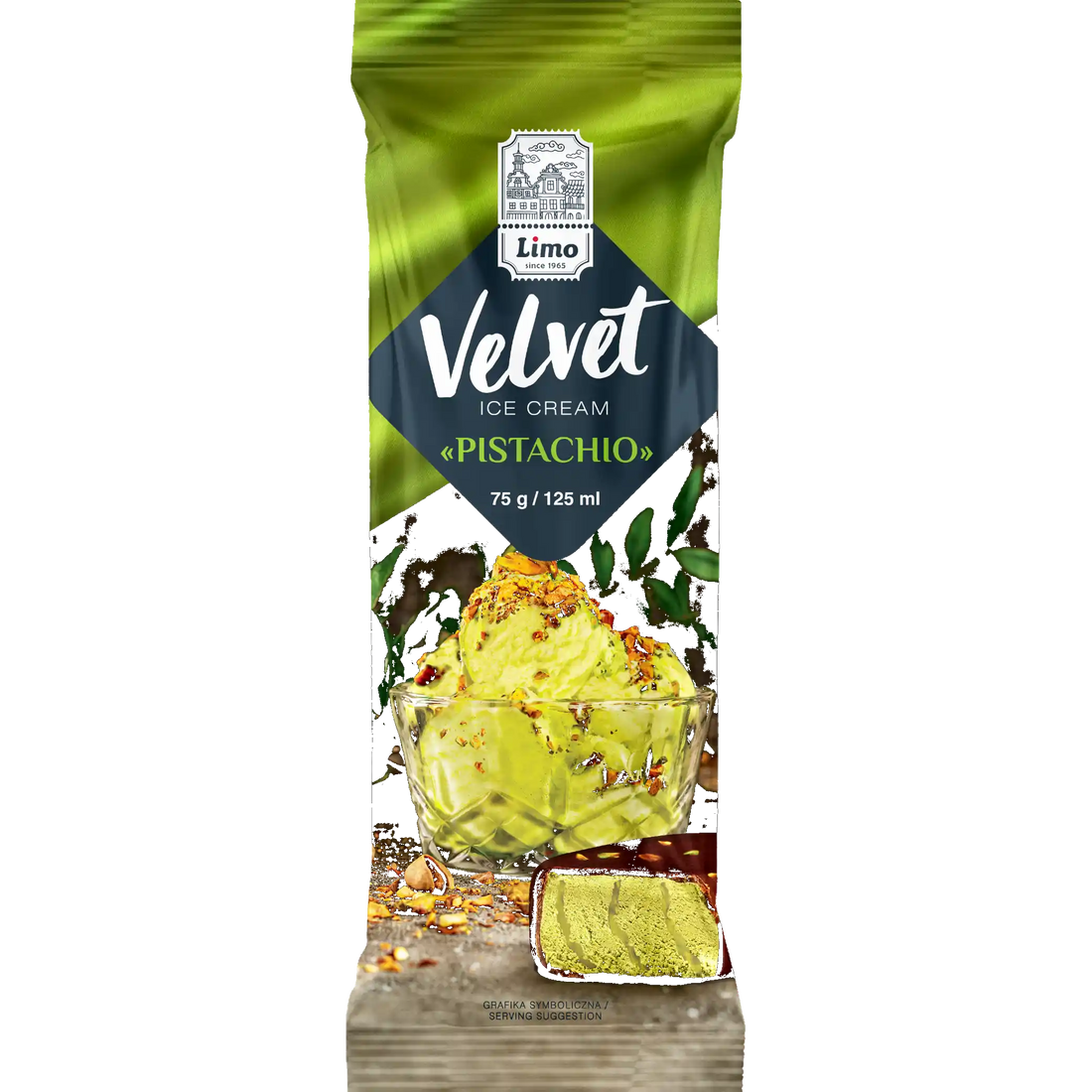 VELVET eskimo pistáciové s pistáciovou náplní čokoládová poleva s pistáciemi 75 g.webp