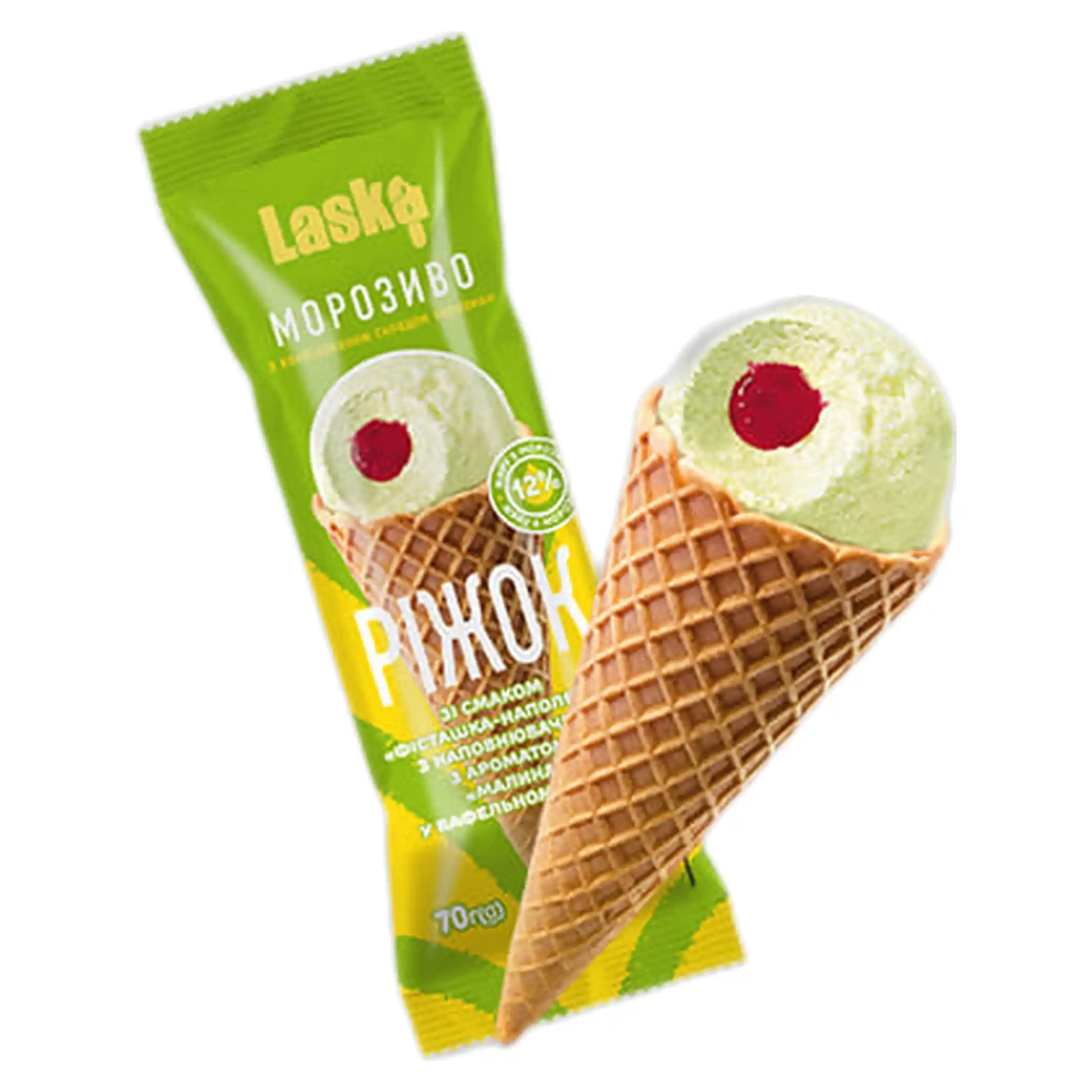 Laska Napoleon pistáciová zmrzlina .webp