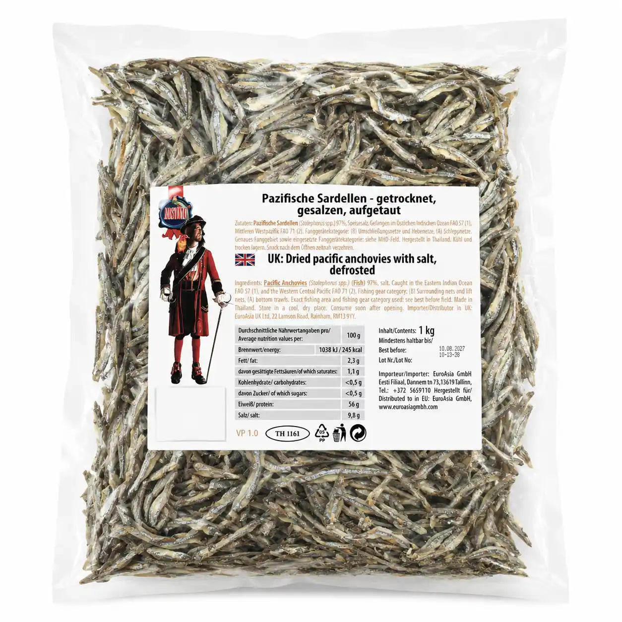 Pirát Ančovičky sušené, solené, 1 kg .webp