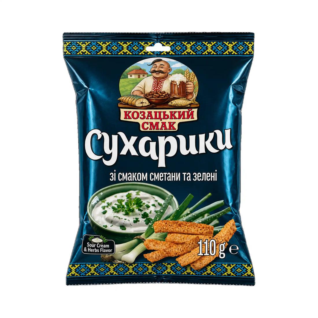 KS Zakysaná smetana a bylinky, pšeničné suchariky, 110 g.webp