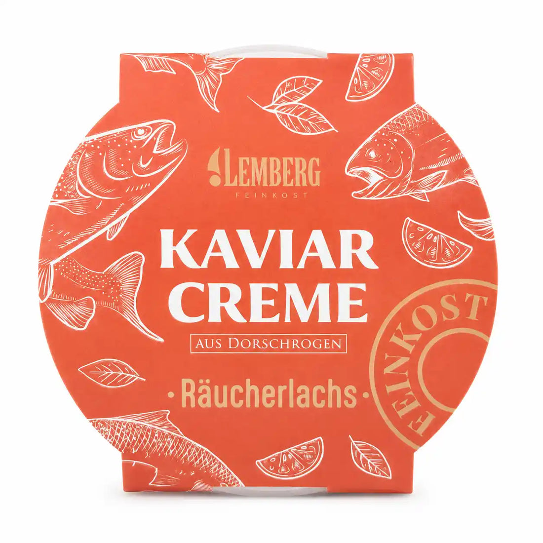Lemberg „Kaviárový krém s jikrami z tresky a uzeným lososem.webp