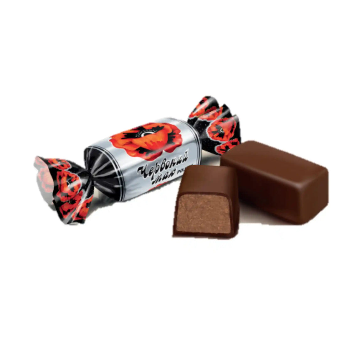 Roshen Bonbony Cerveny mak, 1kg7kg baleni.webp
