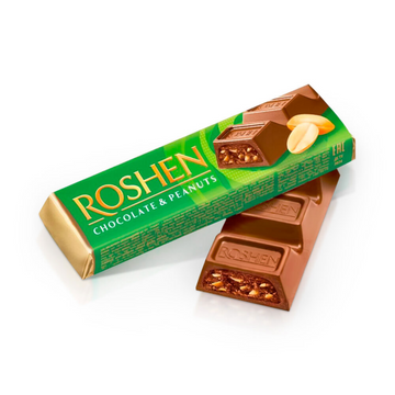 Roshen Čokoládová tyčinka s arašídovou náplní, 38g  30ks.png