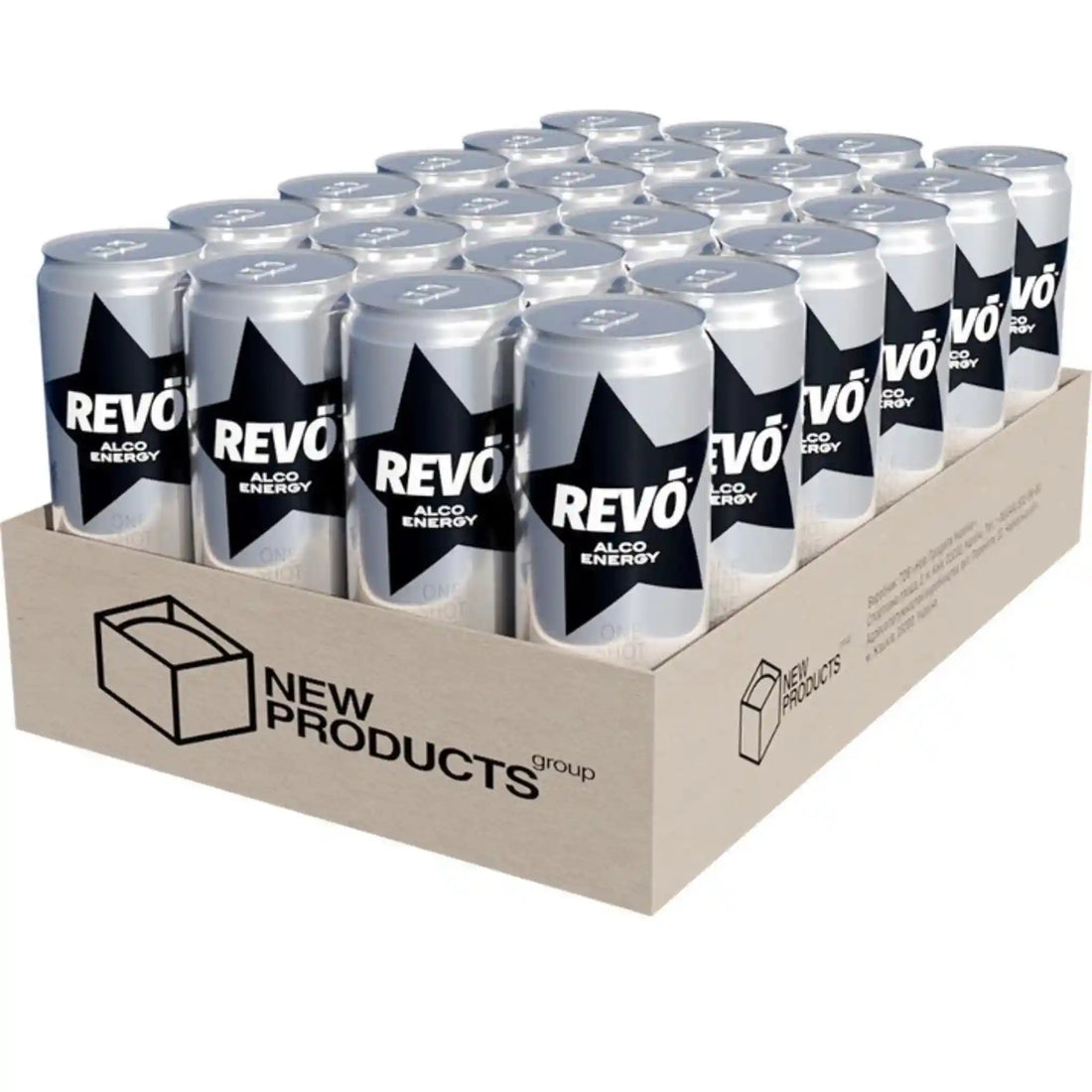 Revo Energy alkoholicky energeticky napoj 8,5%, plech 0,5l24ks.webp