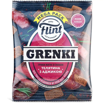 Flint Krutony (grenki) s prichuti teleci s adzikou, 70g70ks.webp