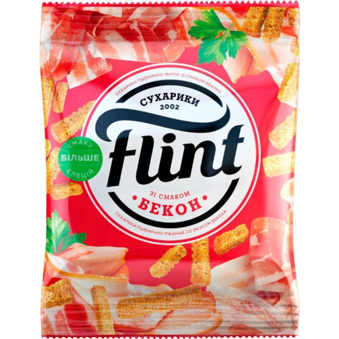 Flint Suchariky s příchutí anglické slaniny (bakon), 35g.png